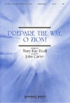 Prepare the Way O Zion SATB choral sheet music cover Thumbnail